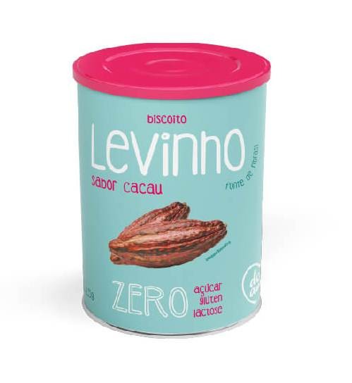 Biscoito Zero Açúcar Cacau Levinho Doce Amor 25g