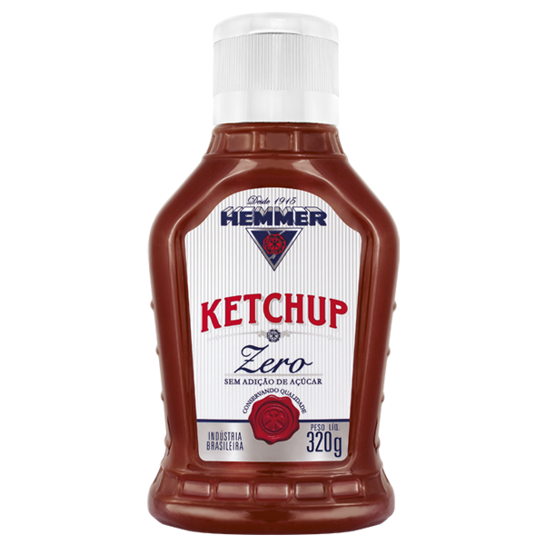 Ketchup Zero Açúcar Hemmer 310g
