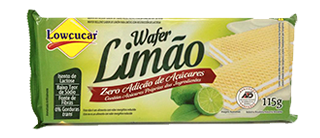 Wafer Limão Zero Açúcar Lowçucar 115g