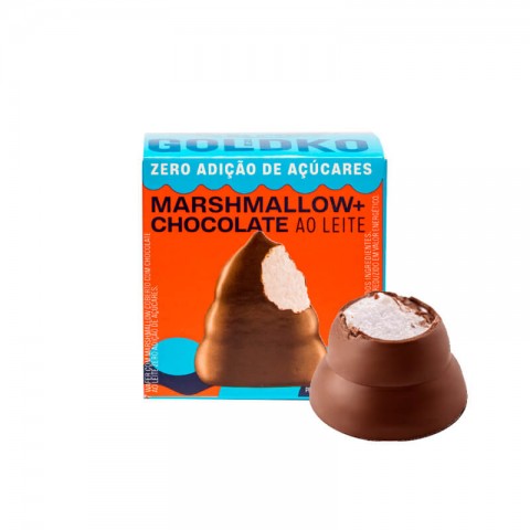 Musa Zero Adição de Açúcar Marshmallow com Chocolate GoldKo 30g - Validade: 09/2022