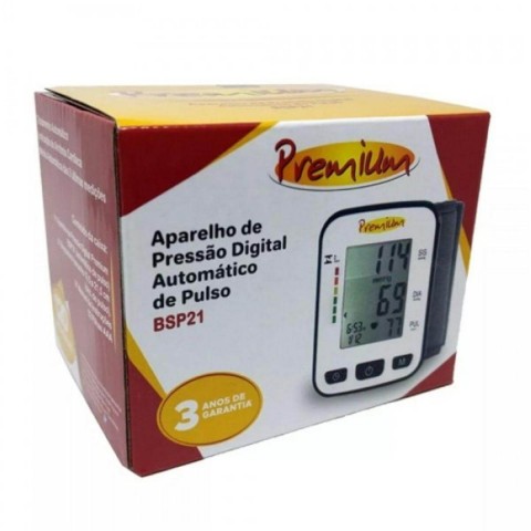 Monitor de Pressão Arterial de Pulso Automático BSP21 Premium