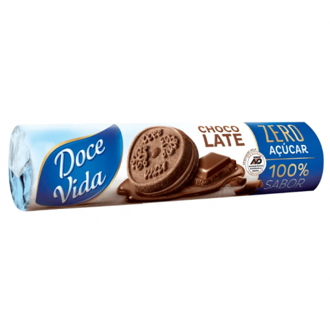 Biscoito Recheado Diet Chocolate Doce Vida 120g 