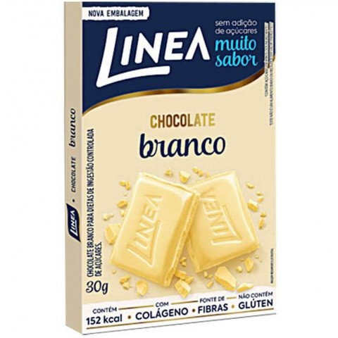 Chocolate Branco Sem Adição de Açúcar Linea 30g