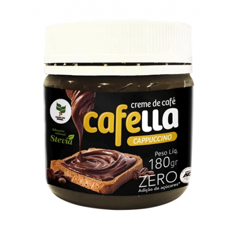 Creme de Café Cappuccino Zero Adição de Açúcar Cafella Cafene 180g