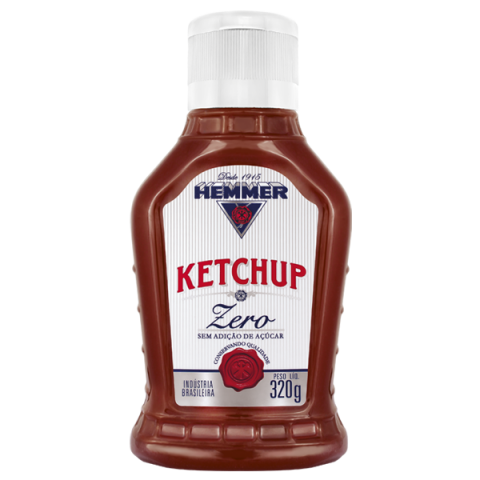 Ketchup Zero Açúcar Hemmer 310g