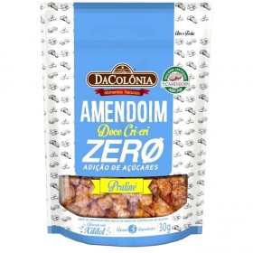 Amendoim Doce Zero Adição de Açúcar Cri-Cri DaColônia 30g