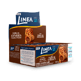 Barra de Cereal Trufa de Chocolate Grãos Integrais Linea 20g