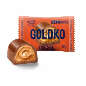Bombom Recheado Zero Adição de Açúcar Pasta de Amendoim GoldKo 13,5g - Validade: 11/12/2021