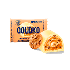 Bombom Recheado Zero Adição de Açúcar Cookies & Cream GoldKo 13,5g