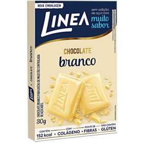 Chocolate Branco Sem Adição de Açúcar Linea 30g - Validade: 30/05/2022