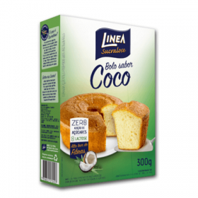 Mistura para Bolo Zero Adição de Açúcar Sabor Coco Linea 300g 