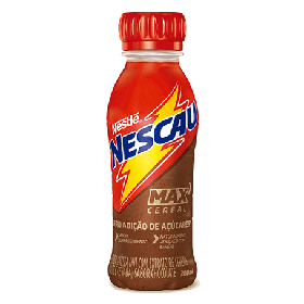 Achocolatado Zero Adição de Açúcar Nescau Max Cereal Nestlé 260mL - Validade: 18/12/2021