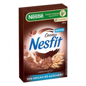 Cereal Integral Sem Adição de Açúcar Cacau Nesfit Nestlé 220g