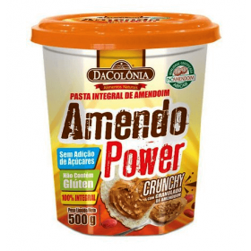 Pasta de Amendoim Integral Sem Adição de Açúcar Crunchy DaColônia 500g