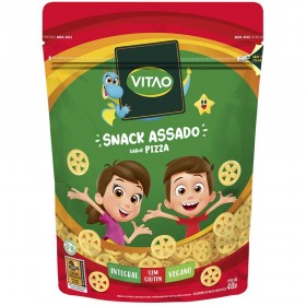 Salgadinho Integral Sem Glúten Vegano Pizza Vitao Kids 40g