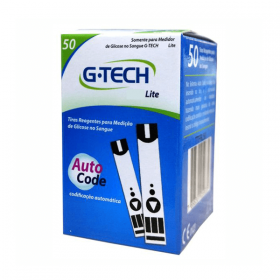 Tiras G-Tech Lite Caixa com 50 Unidades Accumed